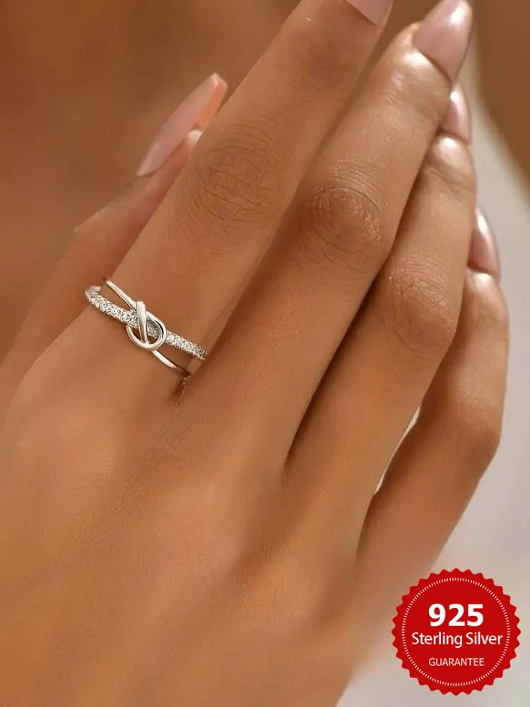 Infinity Knot Sterling Ring