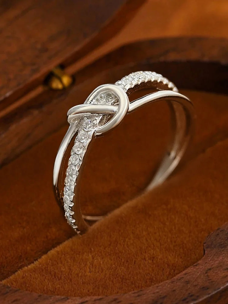 Infinity Knot Sterling Ring