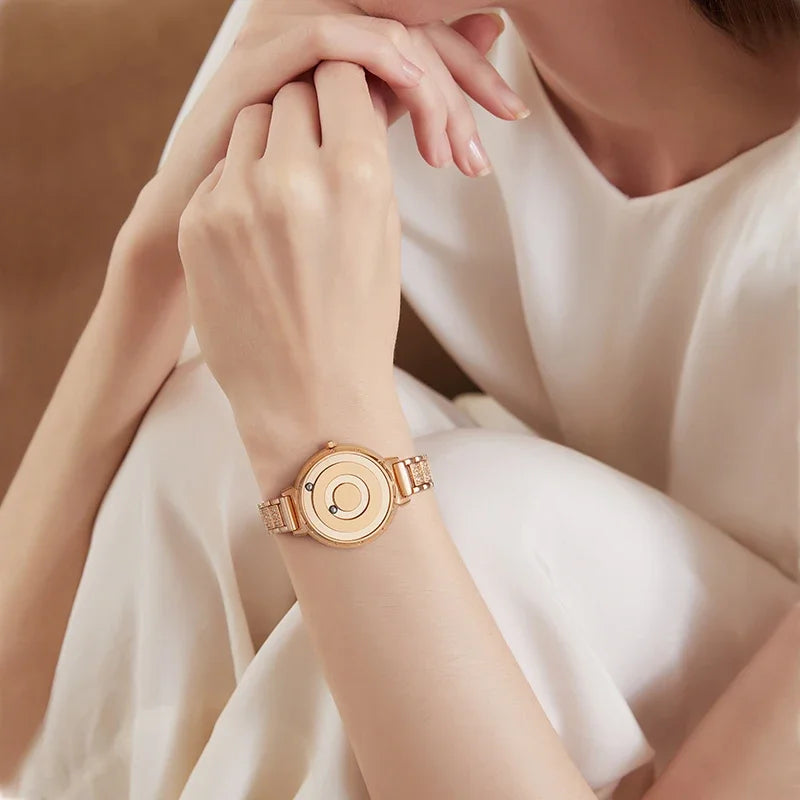 LuxeCraft Crystal Timepiece
