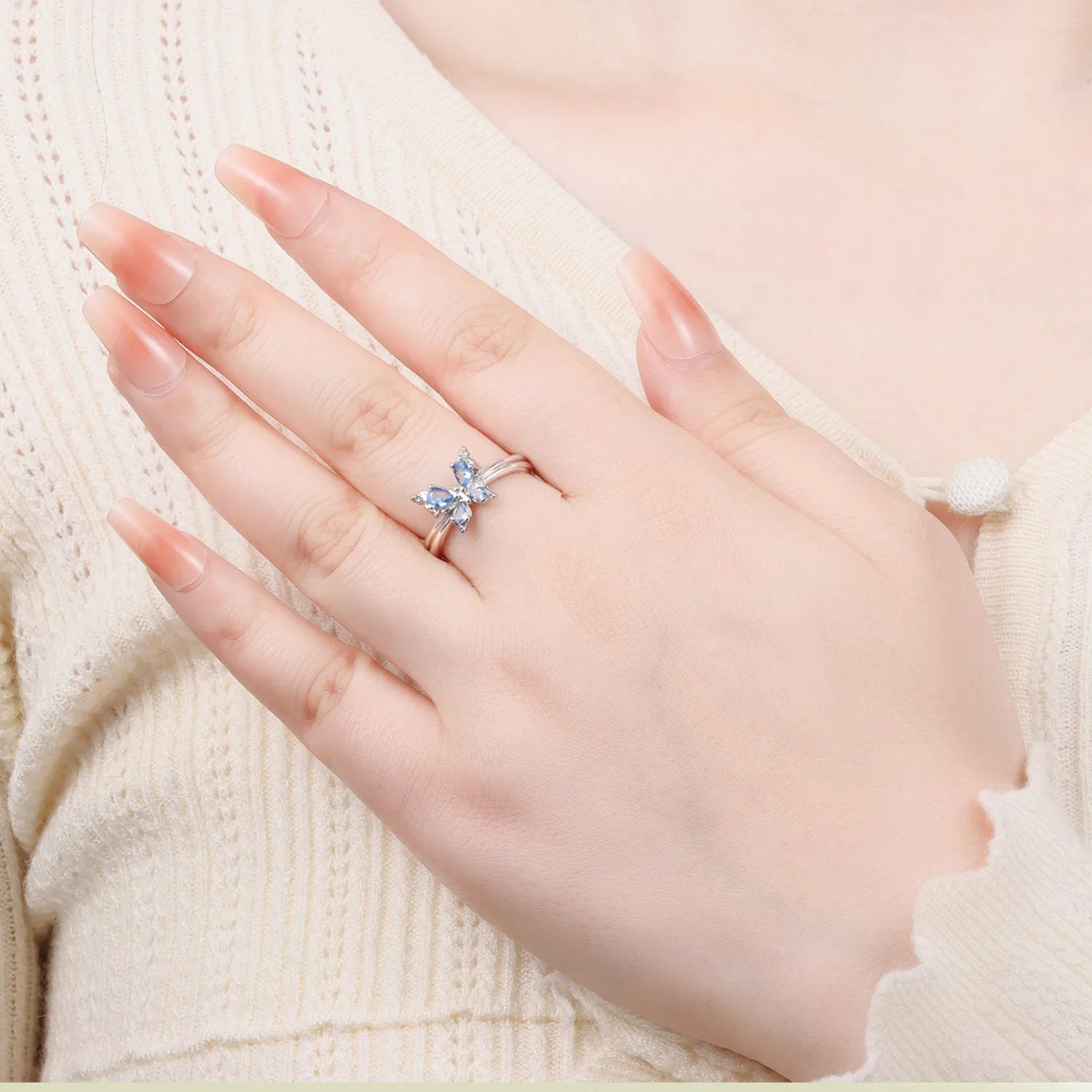 Delicate Butterfly Ring