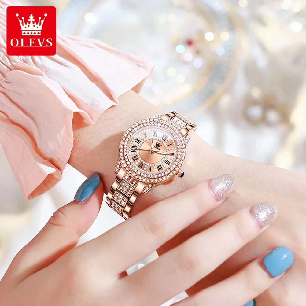 Celestia Diamond Dial Watch