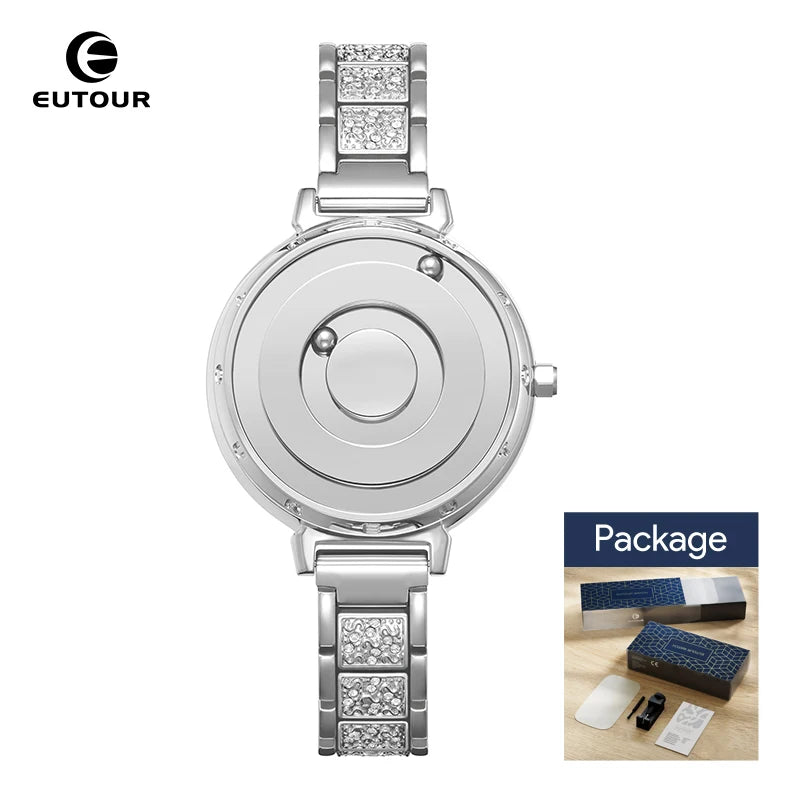 LuxeCraft Crystal Timepiece