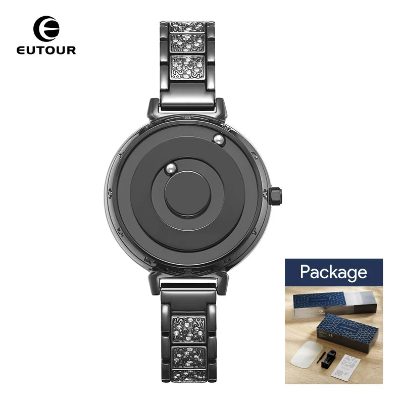 LuxeCraft Crystal Timepiece