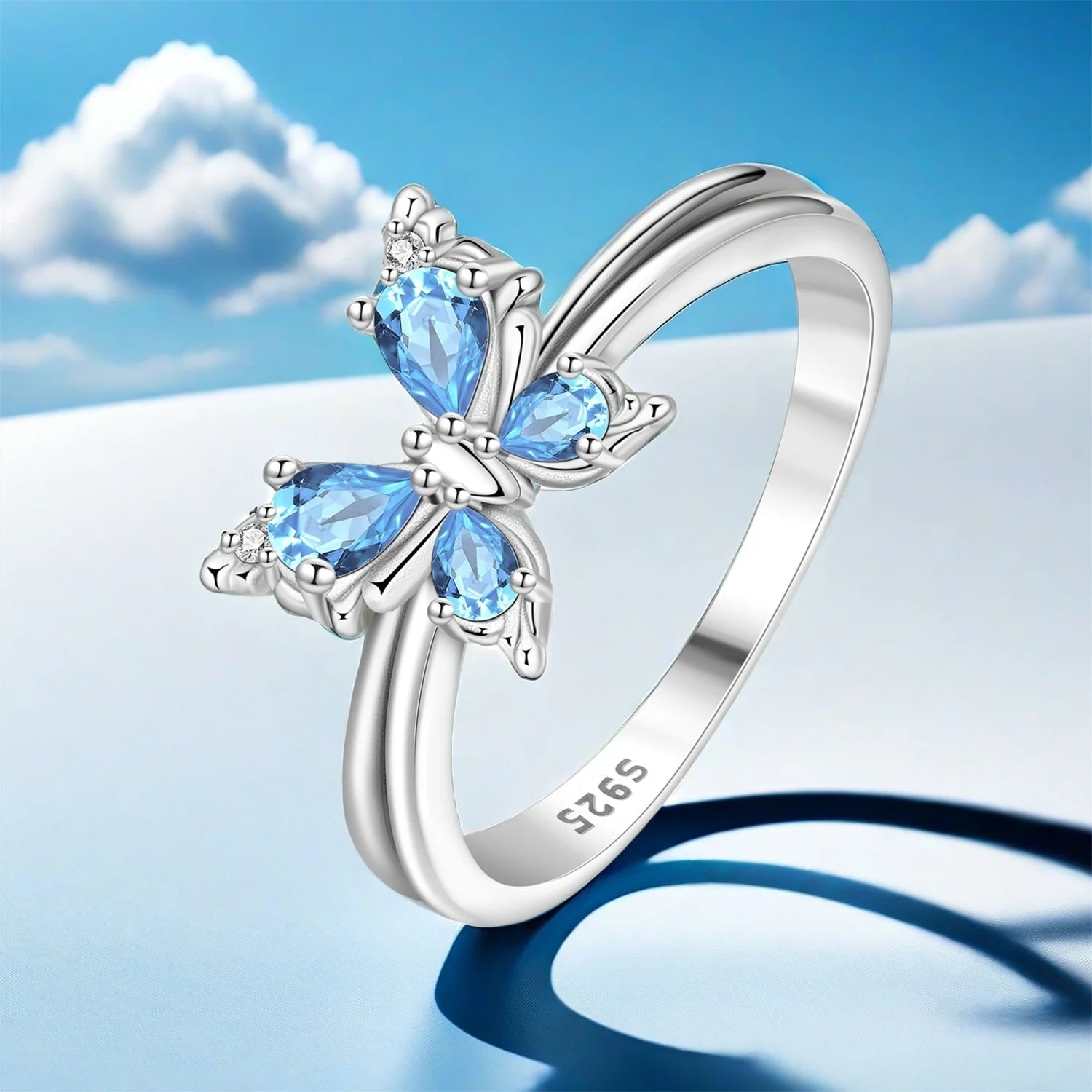 Delicate Butterfly Ring
