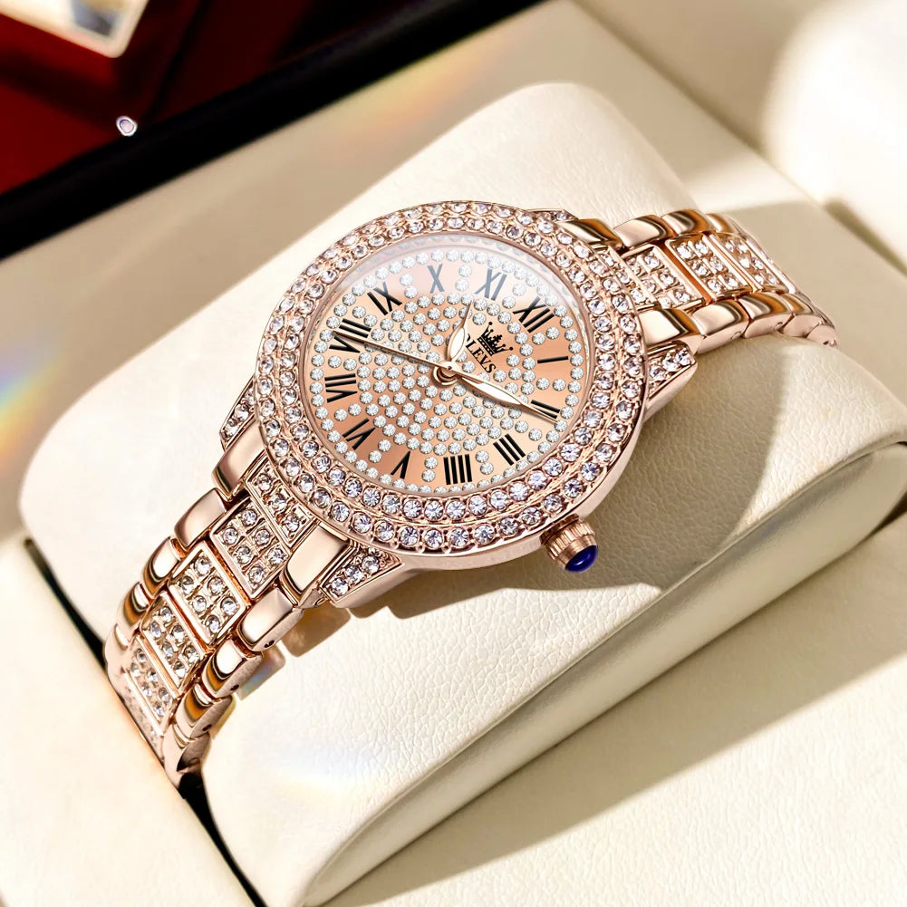 Celestia Diamond Dial Watch