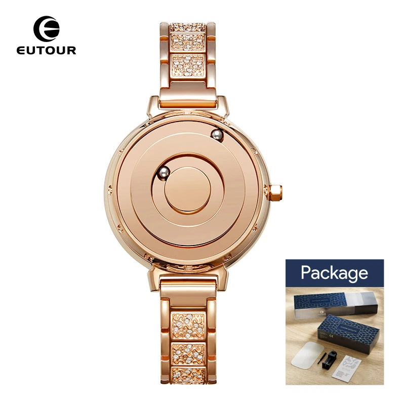 LuxeCraft Crystal Timepiece