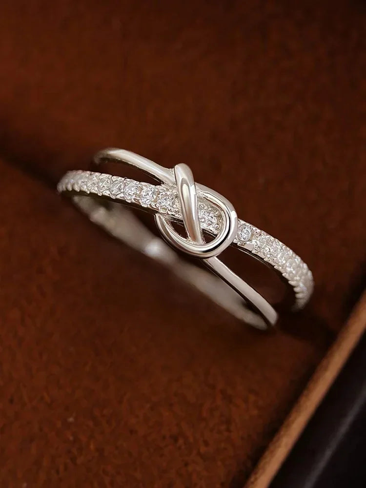 Infinity Knot Sterling Ring