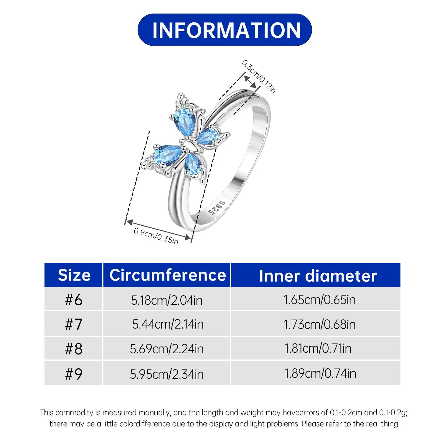 Delicate Butterfly Ring