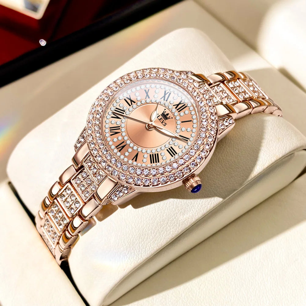 Celestia Diamond Dial Watch