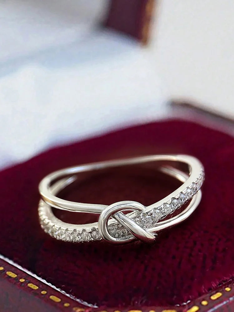 Infinity Knot Sterling Ring